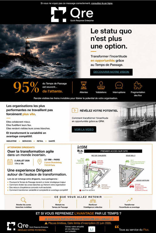 Inscrivez vous gratuitement à notre Afterwork Dirigeants  le 2 juillet 2026 de 17h à 19h - dans les locaux du 19M 2 place Sanderberg 75019 Paris
